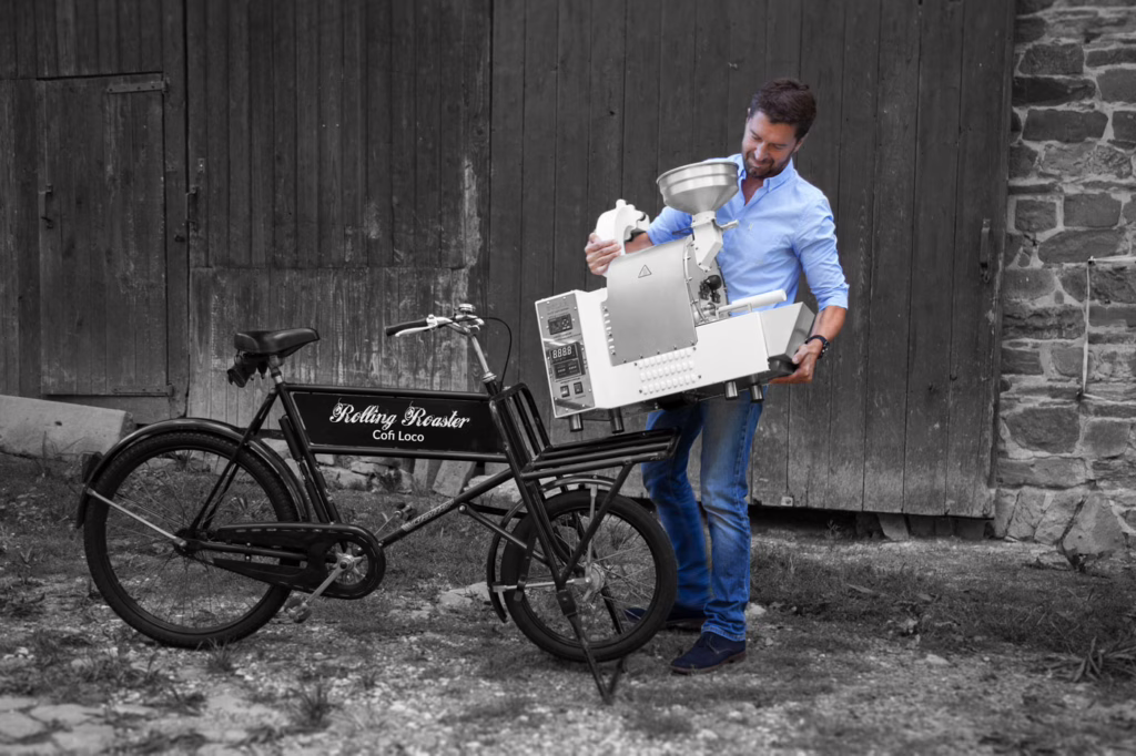 Le Rolling Roaster, torréfacteur mobile de Cofi Loco