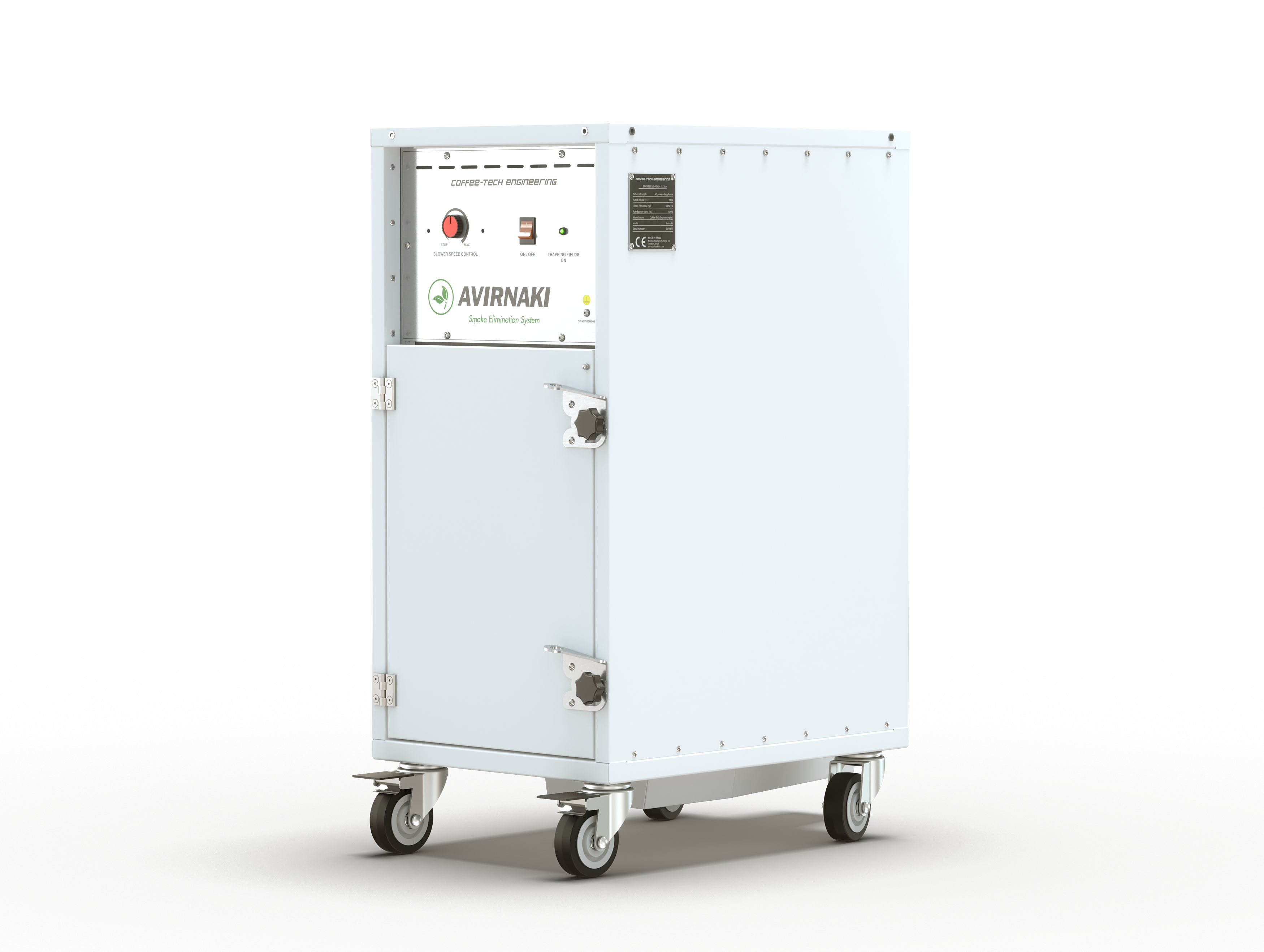 Avirnaki blanc, système Coffee-Tech de traitement des fumées pour Solar Eco