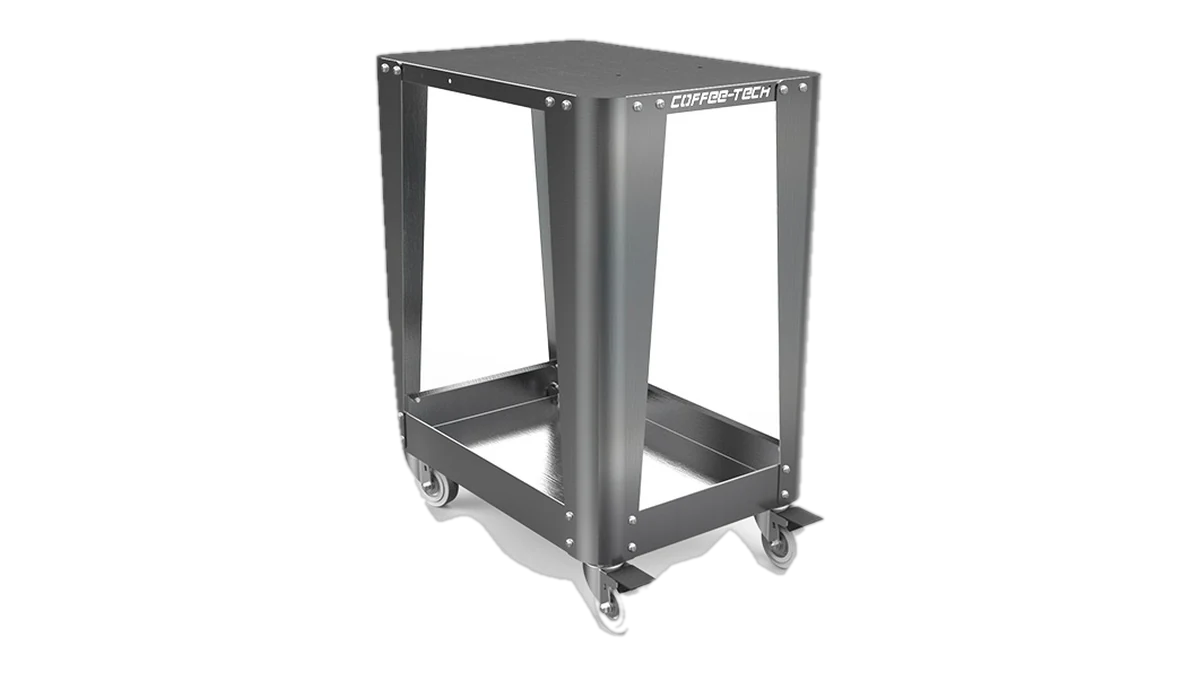 Chariot de service Coffee-Tech en inox pour torréfacteur Solar ou FZ-94
