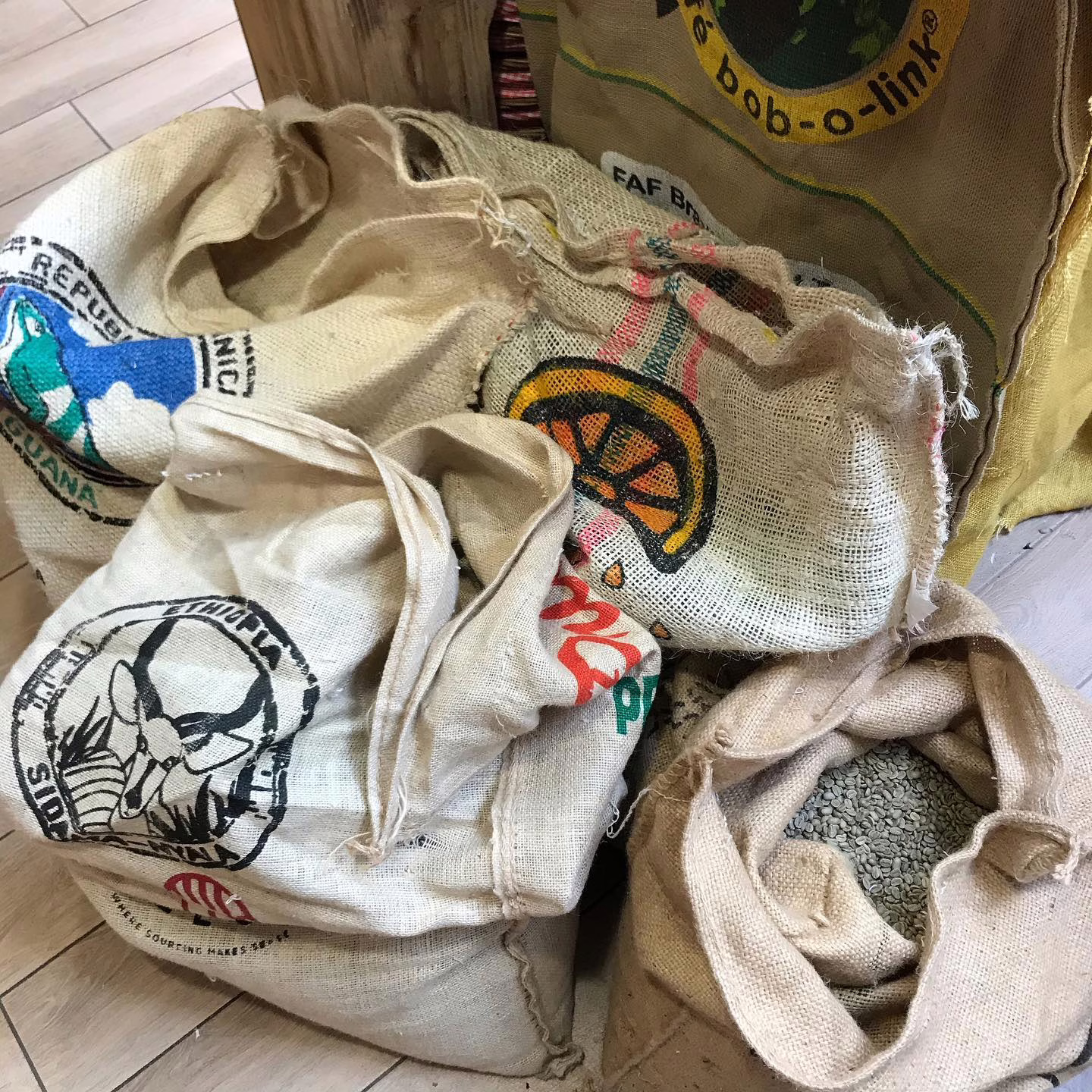 Café fraîchement torréfié sur place en boutique