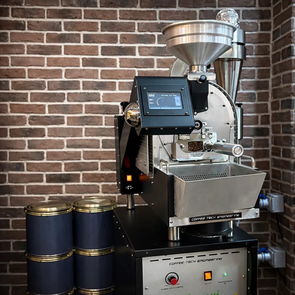 Torréfaction du café sur place au P'tit Coin à Alençon