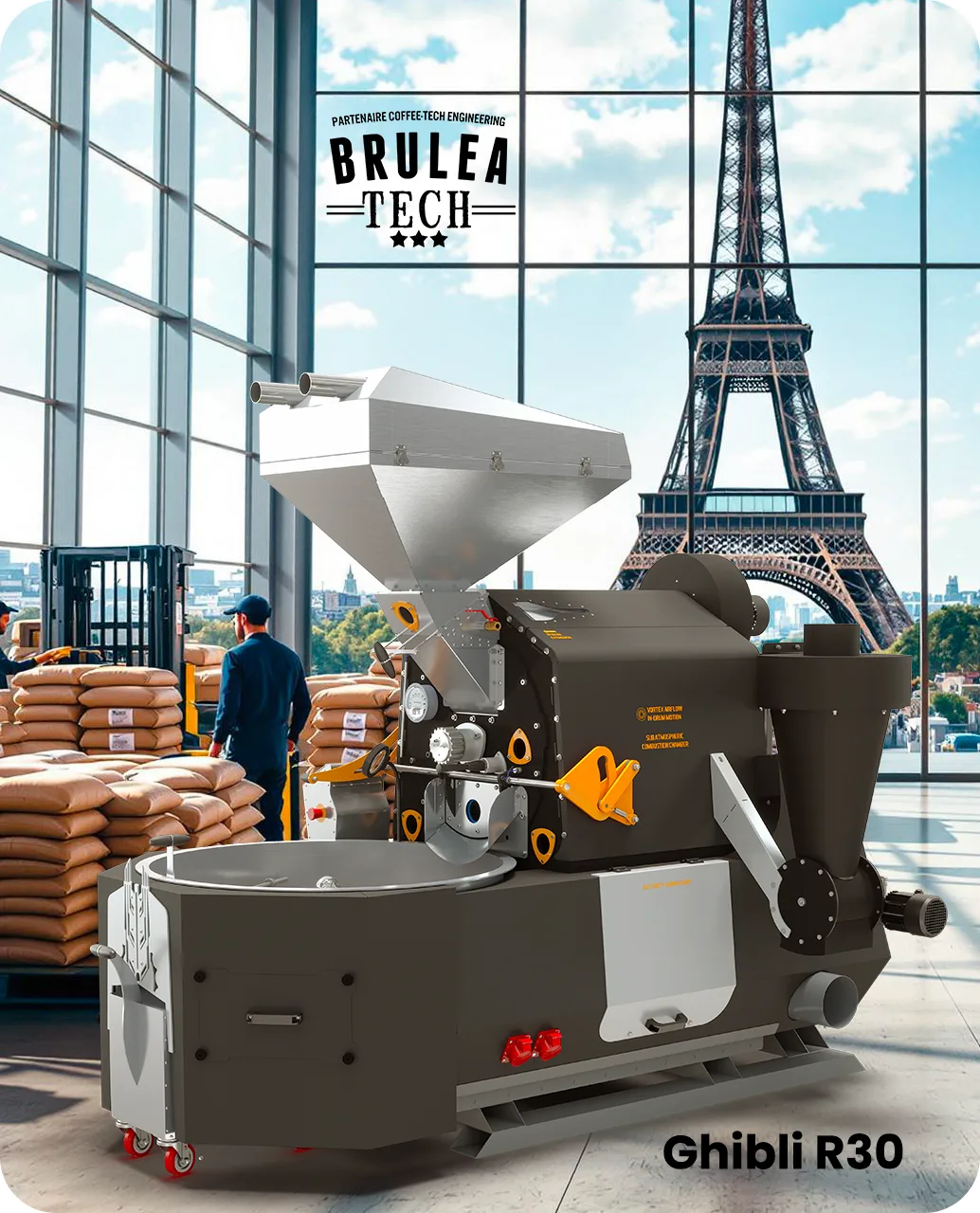 Torréfacteur industriel Coffee-Tech Ghibli R30