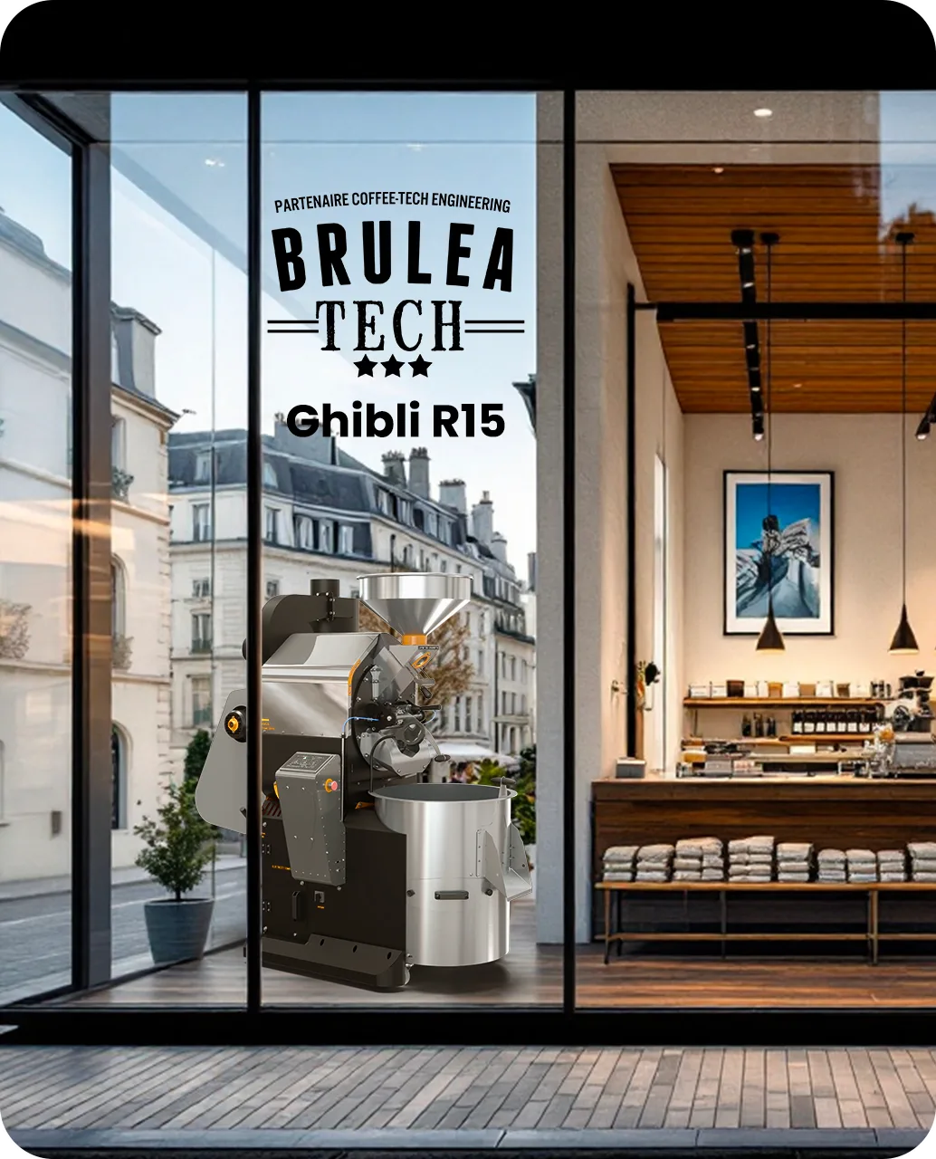 Torréfacteur commercial Coffee-Tech Ghibli R15