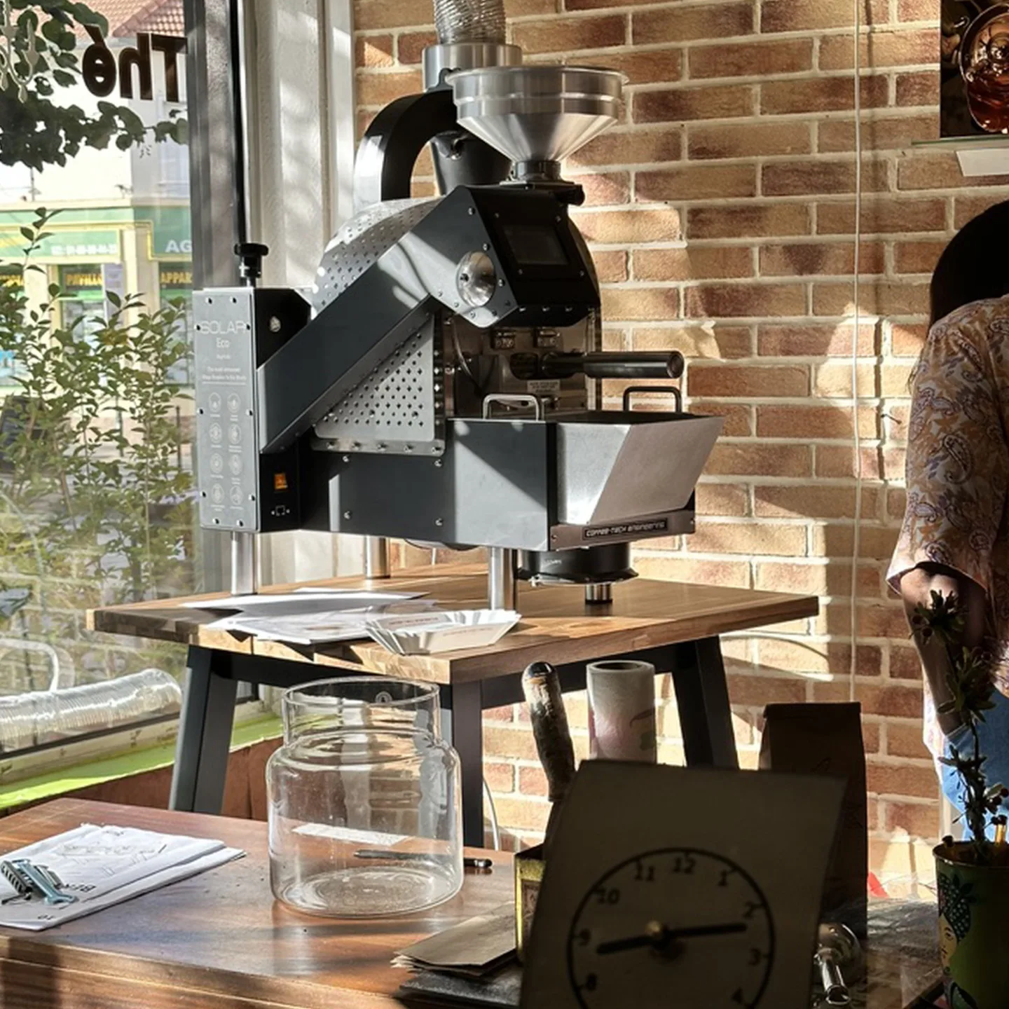 Le torréfacteur Solar Eco dans l'épicerie fine Les Comptoirs du Monde