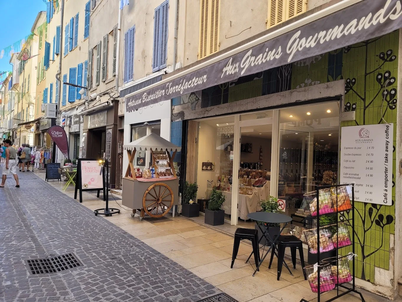 Café et douceurs faits maison Aux Grains Gourmands