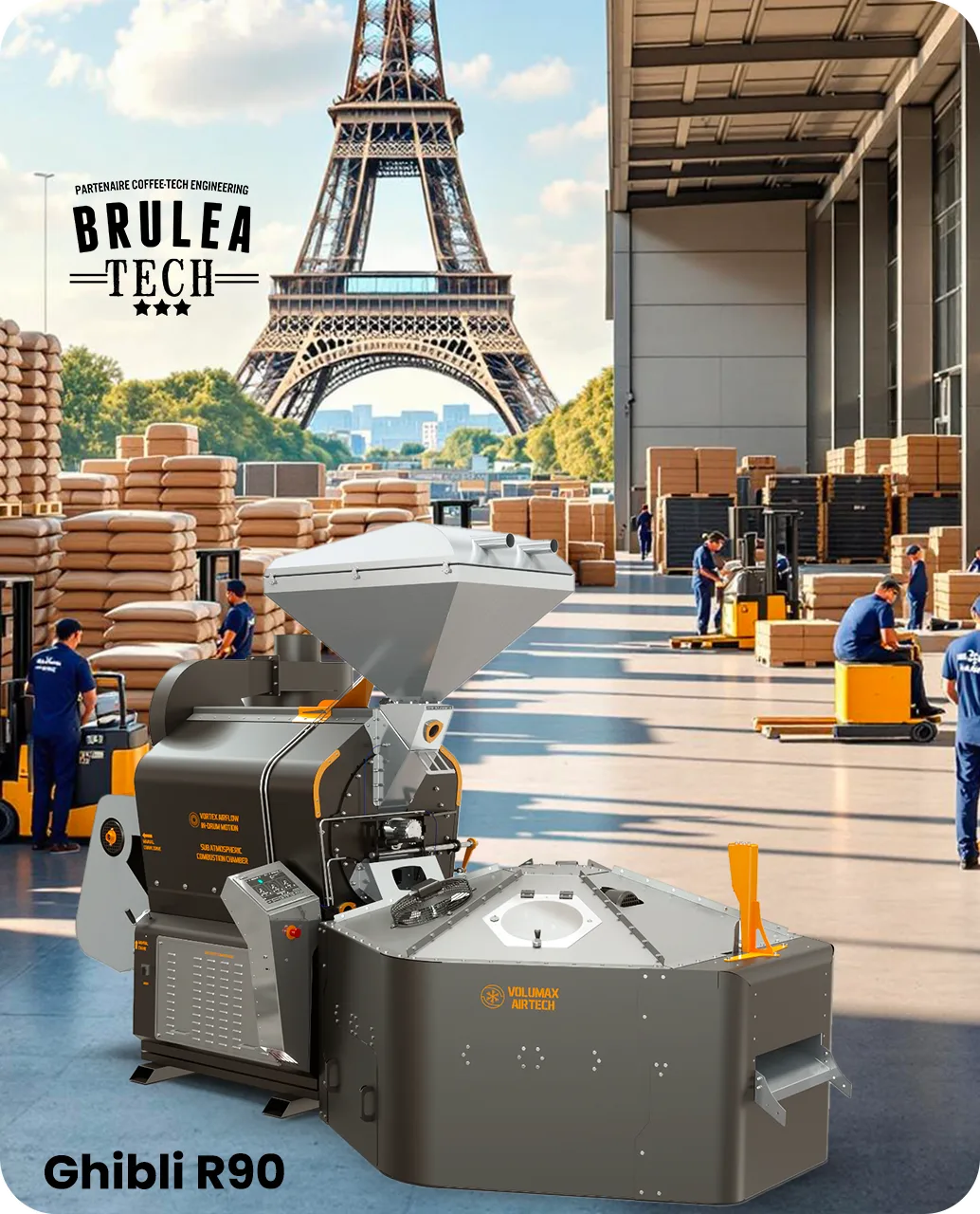 Torréfacteur industriel Coffee-Tech Ghibli R90